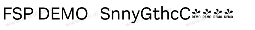 FSP DEMO   SnnyGthcC字体转换